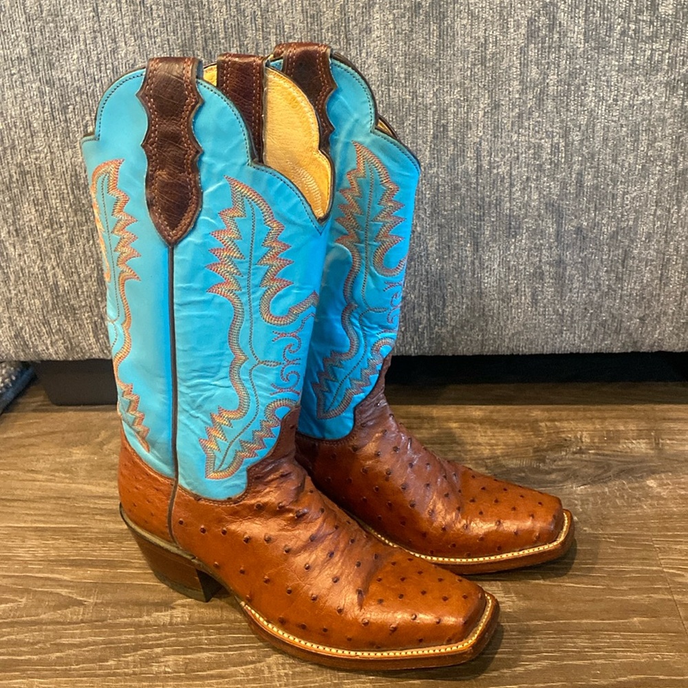 Women's Justin Ostrich Boots